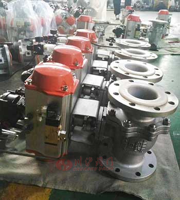 氣動氟塑料襯里球閥