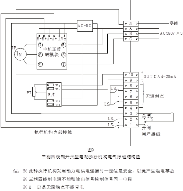 341電動執行器接線圖