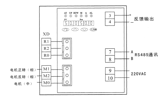 PSL電動執行器_開關型接線圖