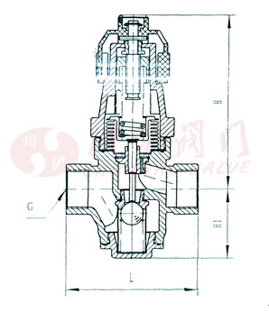 Y14H減壓閥結構圖