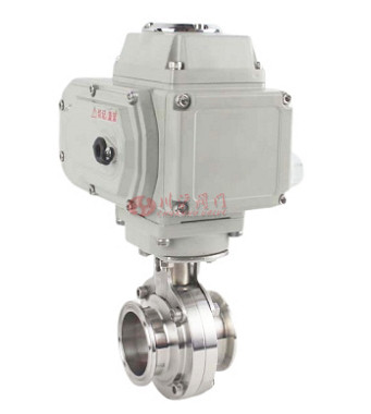 電動衛生級蝶閥