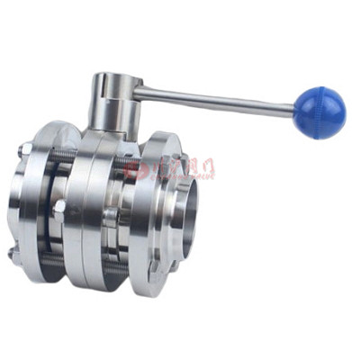 衛生級三片式焊接蝶閥