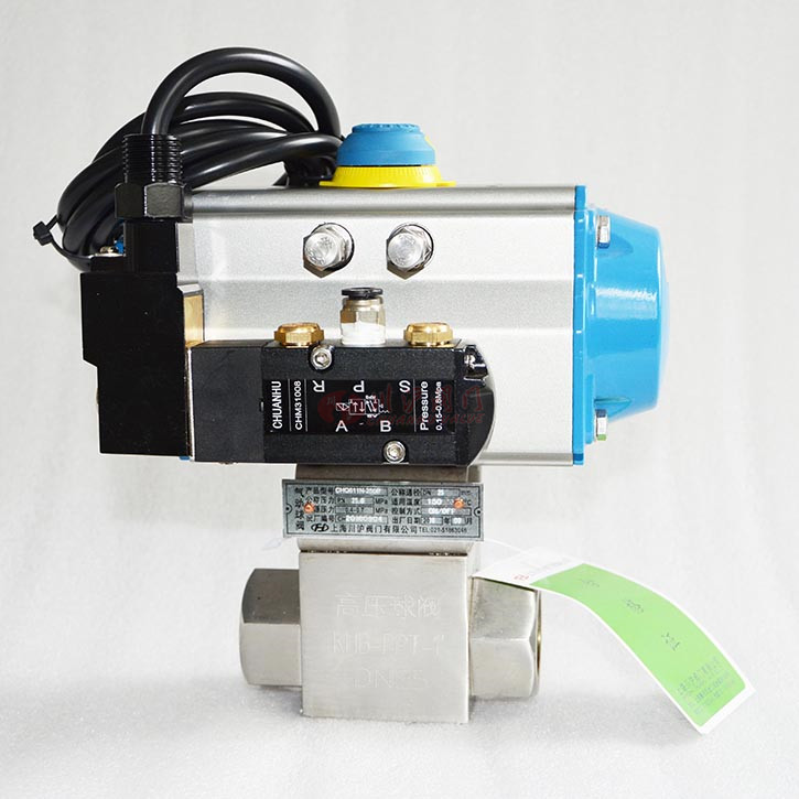 氣動高壓內(nèi)螺紋球閥實(shí)物圖