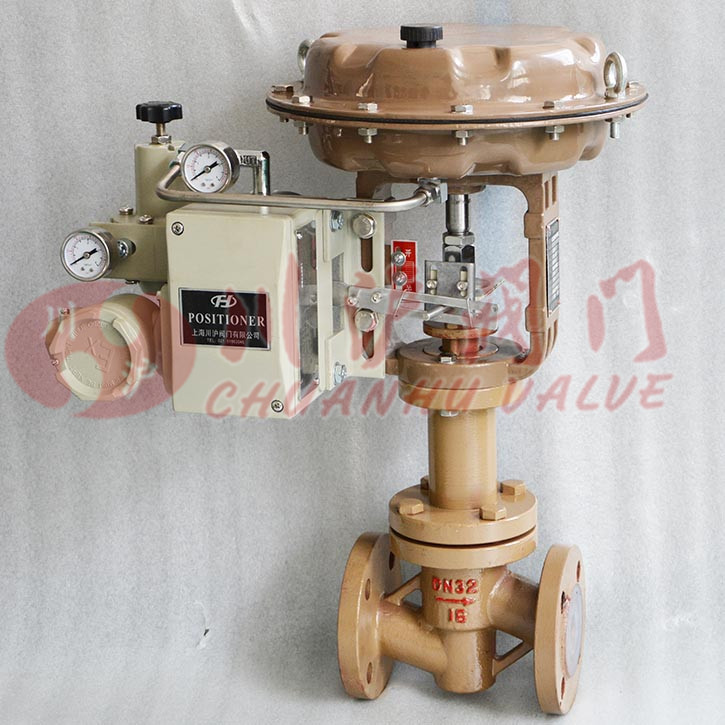 襯氟波紋管調節閥實物圖