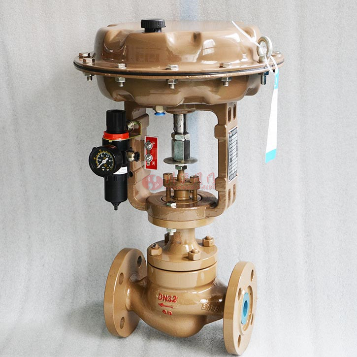 氣動調節閥不帶定位器實物圖